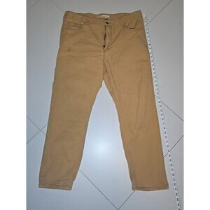 Carhartt BN2517-M Rugged Flex Relaxed Fit Five-Pocket Pants 38x32 BROWN Khaki.